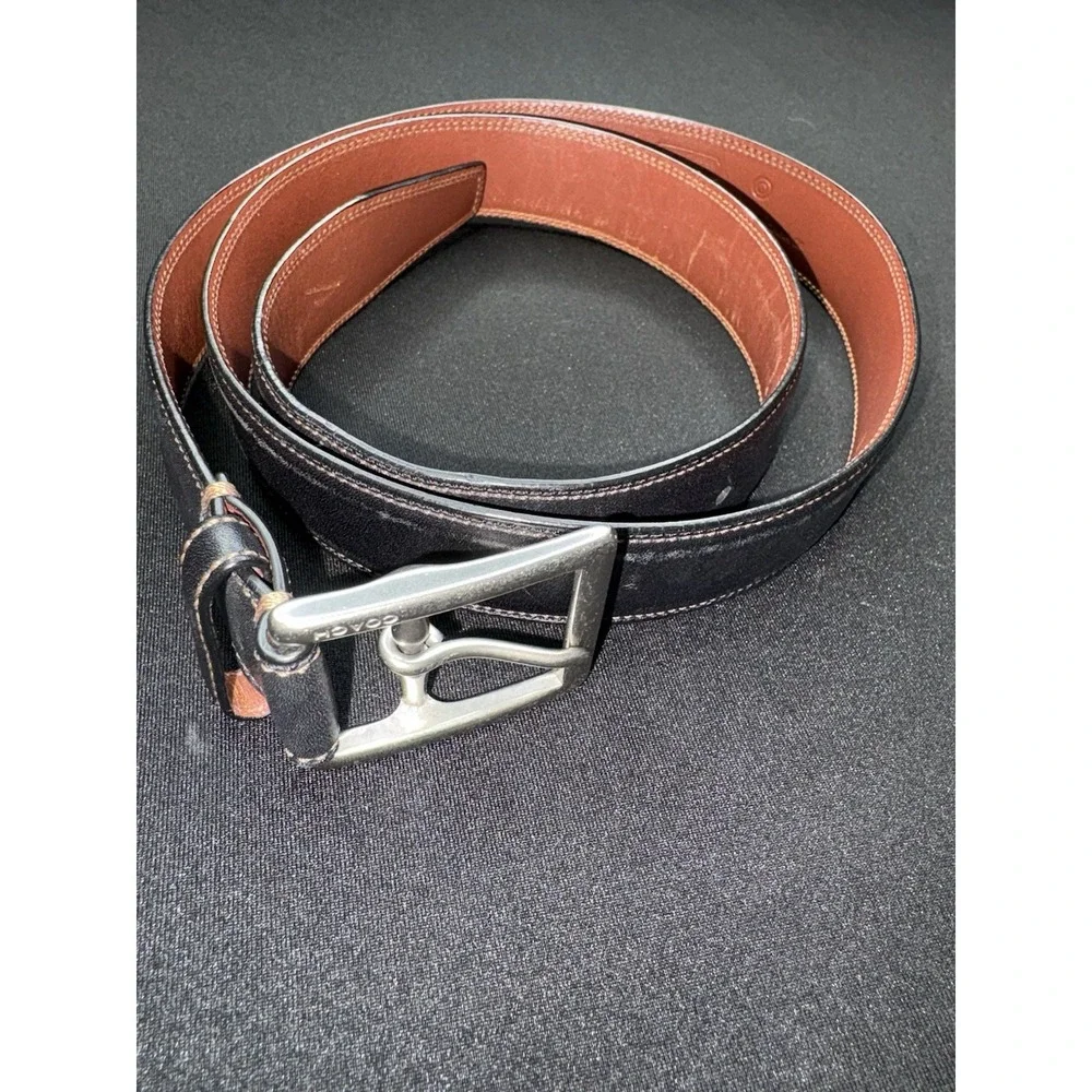 Coach Leather Belt Mens 34